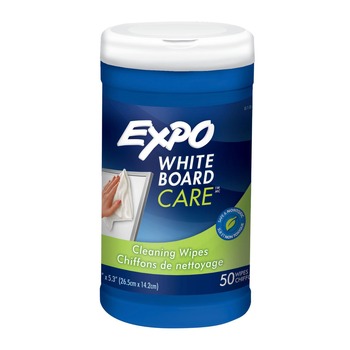 CLEANERS AND CHEMICALS | EXPO 81850A 6 in. x 9 in. Dry-Erase Board-Cleaning Wet Wipes