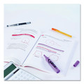 Highlighters | Avery 24060 HI-LITER Desk-Style Chisel Tip Highlighters - Fluorescent Purple Ink/Black Barrel (1-Dozen) image number 4