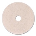 Sponges & Scrubbers | Boardwalk BWK4021NHE 21 in. Diameter Natural Hog Hair Burnishing Floor Pads - Tan (5/Carton) image number 1
