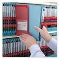 File Folders | Smead 29781 2 in. Expansion End Tab Pressboard Classification Folders - Blue/Legal Size (10/Box) image number 4