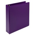 Binders | Samsill U86608 11 in. x 8.5 in. 3 Rings 2 in. Capacity Earth’s Choice Plant-Based Durable Fashion View Binder - Purple (2/Pack) image number 1