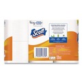 Toilet Paper | Scott 47618 ComfortPlus 1-Ply Septic Safe Toilet Paper Double Roll Bath Tissue - White (48/Carton) image number 2