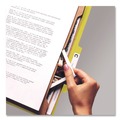 File Folders | Smead 19084 6 SafeSHIELD Fasteners 2 Dividers Legal Size 6-Section Pressboard Top Tab Pocket Classification Folders - Yellow (10/Box) image number 3