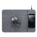Office Accessories | Allsop 32192 13 in. x 8.75 in. Powertrack Wireless Charging Mouse Pad - Gray image number 2