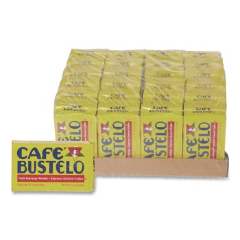 PRODUCTS | Cafe Bustelo 7447101720 10 oz. Brick Pack Coffee - Espresso (24/Carton)