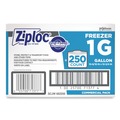  | Ziploc 364937 1 gal. 2.7 mil. 10.56 in. x 10.75 in. Zipper Freezer Bags - Clear (250/Carton) image number 3