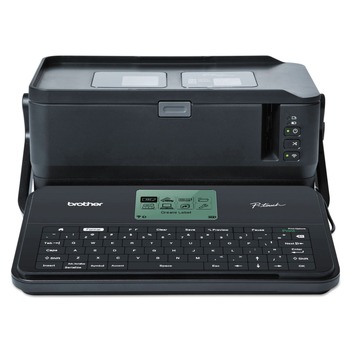 Brother P-Touch PTD800W PT-D800W 12.25 in. x 7.5 in. x 6.12 in. 60 mm/s Print Speed Commercial/Lite Industrial Portable Label Maker
