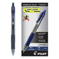 Pens | Pilot 31187 G2 Premium Fine 0.7 mm Retractable Gel Pen - Navy Blue Ink/Smoke/Blue Barrel (1-Dozen) image number 0