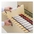 File Folders | Smead 75540 2-Ply Straight Tab Letter Size File Jackets - Manila (50/Box) image number 4
