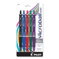Pens | Pilot 31820 Medium 1 mm Retractable Acroball Colors Advanced Ink Hybrid Gel Pen- Assorted Ink and Barrel Colors (5/Pack) image number 0