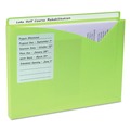 Sheet Protectors | C-Line 63160 Write-On Straight Tab Letter Size Poly File Jackets - Assorted Colors (10/Pack) image number 2