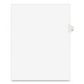 Dividers & Tabs | Avery 11918 11 x 8.5 Avery Style Preprinted Legal Exhibit Side 10-Tab Index Dividers - White (25/Pack) image number 0