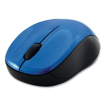Verbatim 99770 2.4 GHz Frequency/32.8 ft Wireless Range Left/Right Hand Use Silent Wireless Blue LED Mouse - Blue