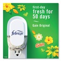 Odor Control | Febreze 80781111 2.63 oz. PLUG Air Freshener Refills - Gain Scent (6 Packs/Carton) image number 4