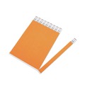 Office Accessories | Advantus 91120 9.75 in. x 0.75 in. Numbered Crowd Management Wristbands - Neon Orange (500/Pack) image number 0