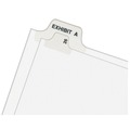 Dividers & Tabs | Avery 01401 Avery Style Legal 26-Tab Side Tab A Preprinted Exhibit 11 in. x 8.5 in. Index Dividers - White (25/Pack) image number 2