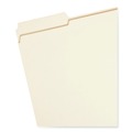File Folders | Smead 10434 0.75 in. Expansion Reinforced 1/3-Cut Tab 14-pt Manila File Folders - Letter Size/Manila (100/Box) image number 3