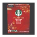 Coffee | Starbucks 12412029 Coffee K-Cups - Holiday Blend (22/Box) image number 1