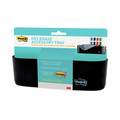 Office Presentation Supplies | Post-it DEFTRAY 8.5 in. x 3 in. x 5.25 in. Dry Erase Accessory Tray - Black image number 0
