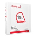 Binders | Universal UNV20744 1-1/2 in. Capacity 11 in. x 8-1/2 in. 3 Slant Ring View Binder - White image number 0