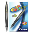 Pens | Pilot 31401 G6 Fine 0.7 mm Retractable Gel Pen - Black Ink/Black Barrel (1-Dozen) image number 0