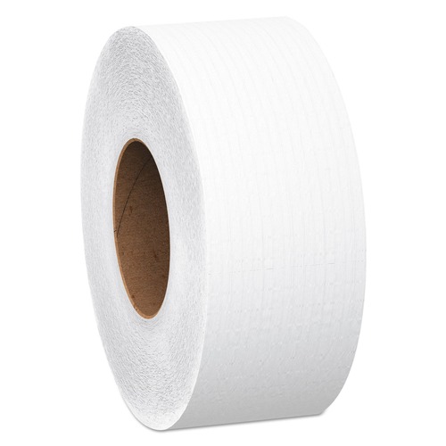  | Scott 7223 Essential 3.55 in. x 2000 ft. Septic Safe JRT Jumbo Roll Bathroom Tissue - White (12 Rolls/Carton) image number 0