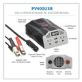 Surge Protectors | Tripp Lite PV400USB PowerVerter 400 W 3.1 A Ultra-Compact Car Inverter with Two AC Outlets/Two USB Ports image number 2