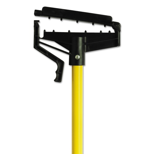 Mops | O-Cedar Commercial CB965166 60 in. Quick-Change Fiberglass Mop Handle - Yellow (6/Carton) image number 0