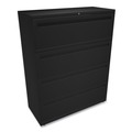 Office Filing Cabinets & Shelves | HON H794.L.P 700 Series 42 in. x 18 in. x 52.5 in. Four-Drawer Lateral File - Black image number 2