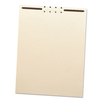 Smead 35511 2 in. Capacity 1-Fastener File Backs - Letter Size/Manila (100/Box)