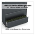 Office Filing Cabinets & Shelves | Alera 25507 42 in. x 18.63 in. x 40.25 in. 3 Legal/Letter/A4/A5 Size Lateral File Drawers - Charcoal image number 5