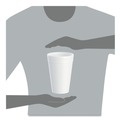 Just Launched | Dart 32TJ32 32 oz. Foam Drink Cups - White (500/Carton) image number 5