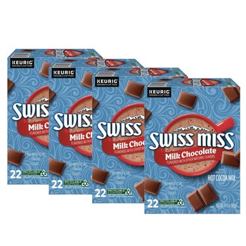 Swiss Miss 5000345150 Hot Cocoa K-Cups - Milk Chocolate (88/Carton)