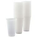 Just Launched | Dart Y16T 16 oz. High-Impact Polystyrene Cold Cups - Translucent (20 Sleeves/Carton) image number 1