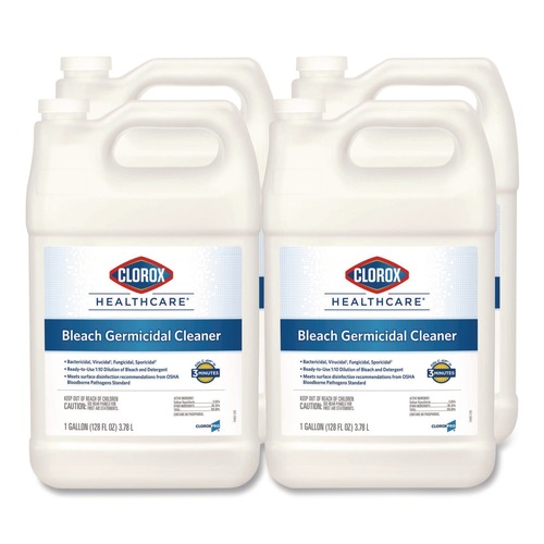  | Clorox Healthcare 68978 128 oz. Bleach Germicidal Cleaner Refill (4/Carton) image number 0