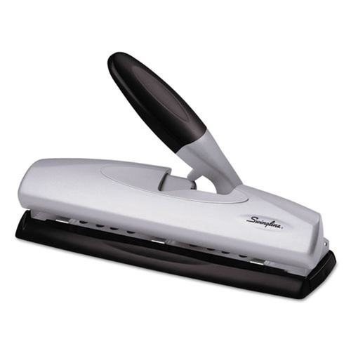 Just Launched | Swingline A7074030E 20-Sheet LightTouch Desktop 2- to 7-Hole Punch 9/32 in. Holes - Silver/Black image number 0