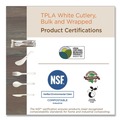 Cutlery | World Centric RK-PS-I TPLA Compostable Plastic Cutlery Spork - White (750/Carton) image number 2