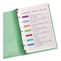 Sheet Protectors | Avery 77004 8.5 in. x 5.5 in. Heavyweight Top Load Sheet Protector - Clear (25/Pack) image number 2