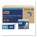 Paper Towels and Napkins | Tork 192136 1/4 Fold 1-Ply 12.5 in. x 13 in. Heavy-Duty Paper Wiper - White (16/Carton) image number 1