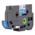 Labels | Brother P-Touch TZE545 0.7 in. x 26.2 ft. TZe Standard Adhesive Laminated Labeling Tape - White on Blue image number 1