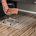 Office Chair Mats | Alera CM2E442FALEPL 46 x 60 All Day Use Non-Studded Chair Mat for Hard Floors - Clear image number 8