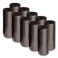  | Boardwalk X7658SKKR01 38 in. x 58 in. 60 gal. 1.2 mil Recycled Low-Density Polyethylene Can Liners - Black (100/Carton) image number 0