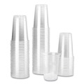Cups and Lids | Karat C-KC10 10 oz. PET Plastic Cups - Clear (1000/Carton) image number 3
