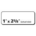 Labels | Avery 55160 1 in. x 2.63 in. Repositionable Address Labels with Sure Feed for Laser Printers - White (100/Box) image number 3