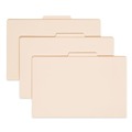 File Folders | Smead 19000 2 in. Expansion 2 Dividers 6 Fasteners Legal Size Six-Section Top Tab Classification Folders - Manila (10/Box) image number 0