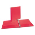 Binders | Avery 17293 3 Slant Rings 1 in. Capacity 11 in. x 8.5 in. Durable View Binder with DuraHinge - Coral image number 3