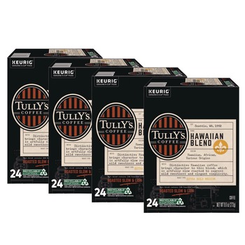 BEVERAGES AND DRINK MIXES | Tully's Coffee 5000373793 Coffee K-Cups - Hawaiian Blend (96/Carton)