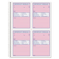 Retail Store Supplies | TOPS 4005 3.88 x 5.5 Two-Part Carbonless Telephone Message Book with Fax/Mobile Section image number 0