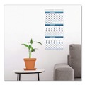 Back to School Sale | House of Doolittle 3646 14-Month: Dec 2025 to Jan 2027 8 in. x 17 in. Vertical Orientation Recycled Three-Month Format Wall Calendar - White Sheets image number 3