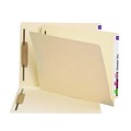 File Folders | Smead 34125 End Tab 11-pt Manila 2-Fastener Folders with Reinforced Straight Tabs - Letter Size/Manila Exterior (250/Box) image number 6